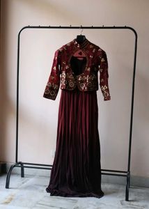 Ombre Gown with Jacket