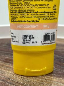 Mamaearth Oil-free Sunscreen