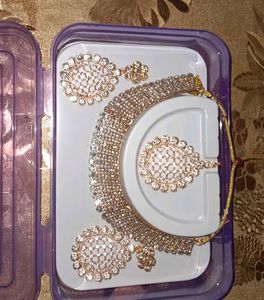 Copper Gold Jewellery Set