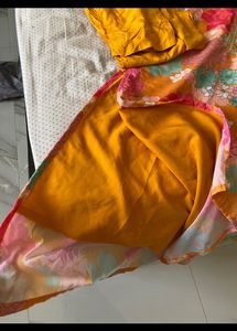 New 3pc Pakistani Mustard Suit