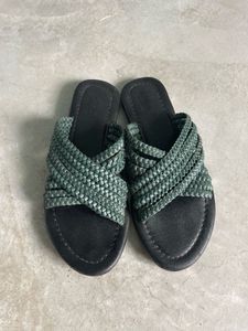Woven Green Slides
