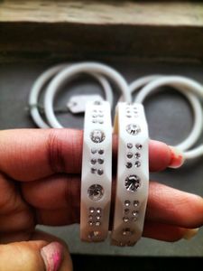 White Bangle Set