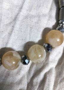 Dreamy Cream Beads Necklace