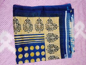 Potka Saree With Blouse Piece