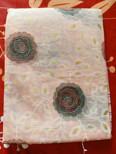 Nude Colour Net Saree