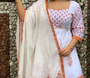 Bunaai Cotton Sharara Set
