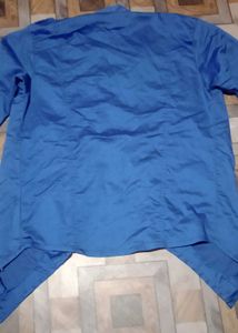 Blue Button-Up Shirt