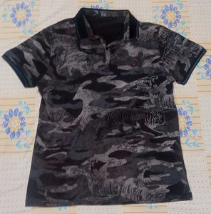 Tiger Camo Polo TShirt