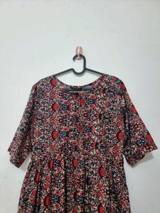 Floral Print Maxi Dress