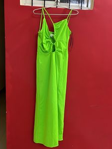 Green Color Cris Cross Dress From H&amp;M
