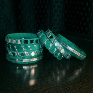 Green Shade Bangles 💚