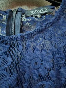 New Net Top With Back Zip