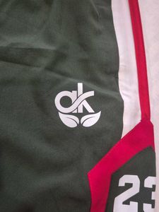 Green Graphic Shorts