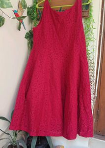 Selling Knee Length Mini Red Dress