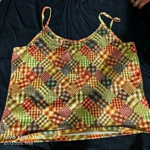 I. Patchwork Cami Top