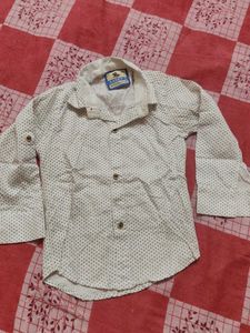 Shirt pant half blazer set