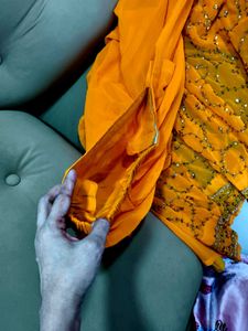 Elegant Ready to wear aari tari Saree