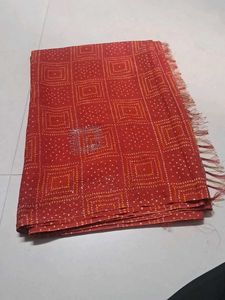 Red Bandhani Dupatta