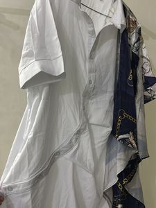 Pretty White Shirt Dress