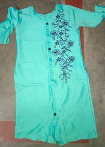 Embroidery  work kurti