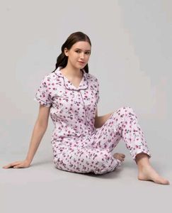 Floral Print Pajama Set