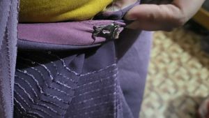 Elegant Purple Saree ready to wear