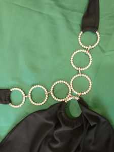 Black Halter Mini Dress