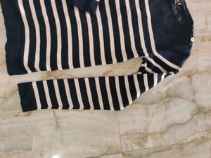 Striped Long Sleeve Top