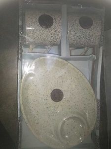 Two Cups With One Snacks Plate