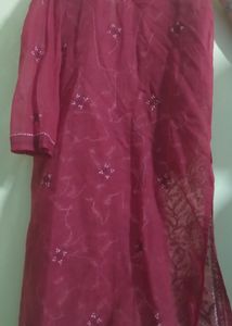 Chikankari Lucknowi Kurti With Payjama