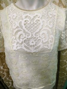 Elegant White Lace Top for Women
