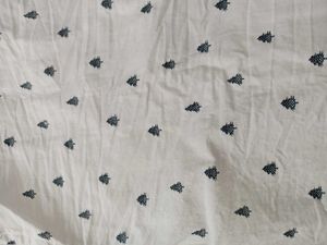 White Shirt with Cute Tree Print