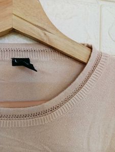 Light Beige Knit Sweater