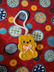 Crochet Bear Charm