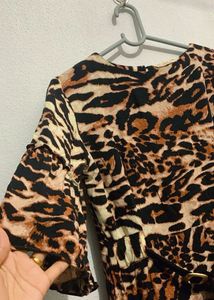 Animal Printed Dress 🐅