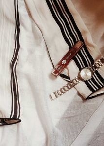 Mango Striped Button-Down Shirt