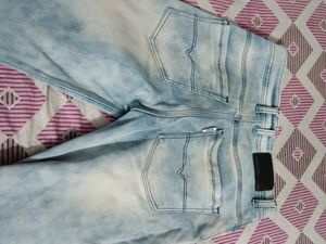 White Blue Diesel Company Jeans