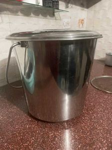 Stainless Steel Bucket with Lid