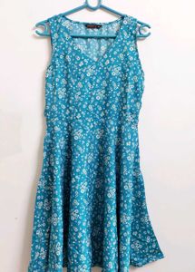 Floral Print A-Line Dress