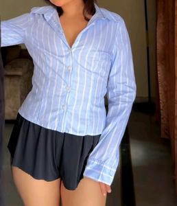 Blue Stripped Shirt🌀(Unused)