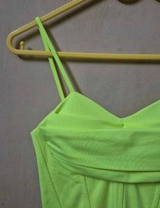 Neon Corset Bodycon Dress