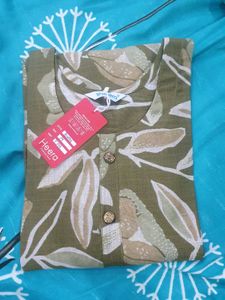 🎋 Olive Leaf Serenity (Kurti Only)