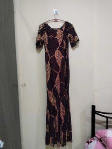 sequin embellished Fish Cut gown