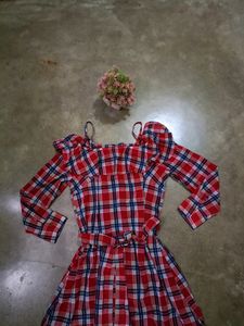 Vero Moda Checkered Midi Dress