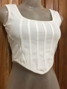 White Corset Top