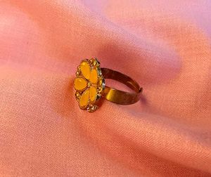 Elegant Floral Adjustable Rings  A Touch of Grace