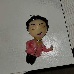 Cute Little Keychain Inspired By "V" From Bts