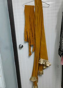 Libas Mustard Anarkali Suit Set M...
