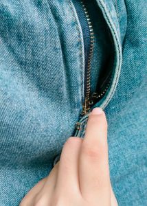 Blue Straight leg Jeans