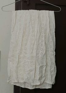 White Eyelet Skirt